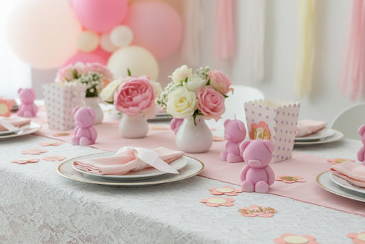 Bear Candle Perfect for Baby Shower Gift Gender Reveal