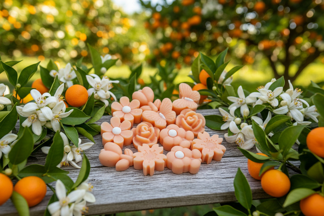 Orange Blossom Triple Scented Premium  Wax Melts Infused with Essential Oils